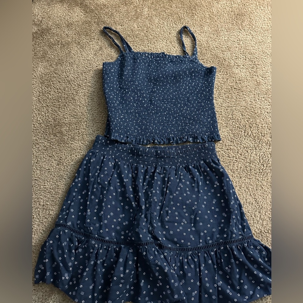 Madewell Matching Set | Tank and skirt set XL